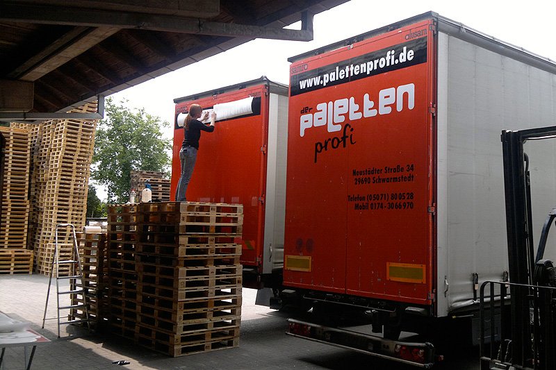 Der Palettenprofi - Lkw-Beschriftung